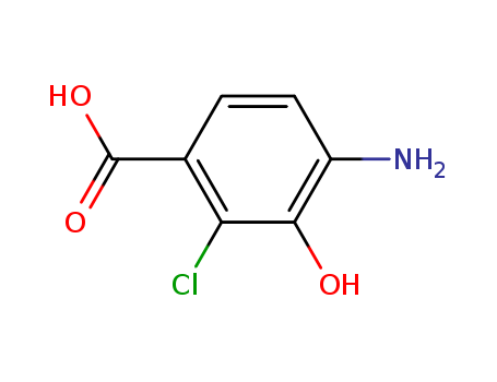 Benzoic acid, 4-amino-2-chloro-3-hydroxy-
