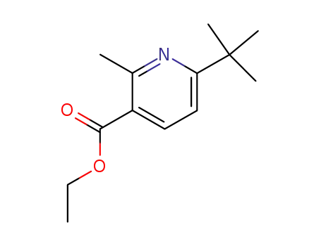 Molecular Structure of 545394-60-3 (ETHYL 6-TERT-BUTYL-2-METHYLNICOTINATE)