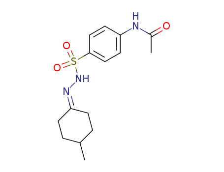 Benzenesulfonic acid,4-(acetylamino)-, 2-(4-methylcyclohexylidene)hydrazide cas  5448-87-3