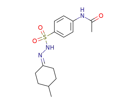 Molecular Structure of 5448-87-3 (N-[4-[[(4-methylcyclohexylidene)amino]sulfamoyl]phenyl]acetamide)
