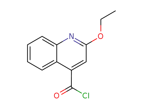 Molecular Structure of 859780-32-8 (2-ethoxy-quinoline-4-carbonyl chloride)