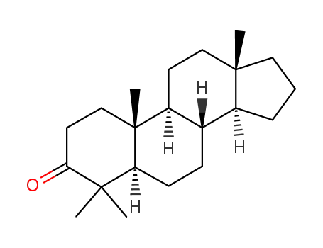 Molecular Structure of 898-96-4 (4,4-Dimethyl-5α-androstan-3-one)