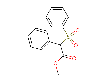 Benzeneacetic acid, a-(phenylsulfonyl)-, methyl ester cas  5453-71-4