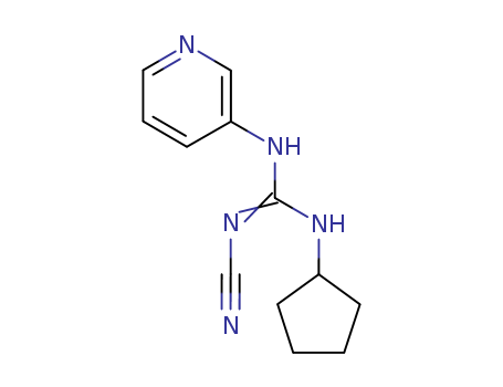 Guanidine,N-cyano-N'-cyclopentyl-N''-3-pyridinyl-