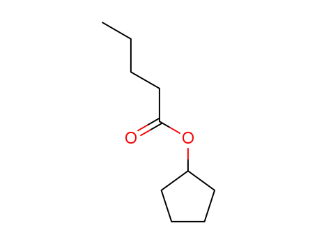 Molecular Structure of 5451-99-0 (Pentanoic acid, cyclopentyl ester (9CI))