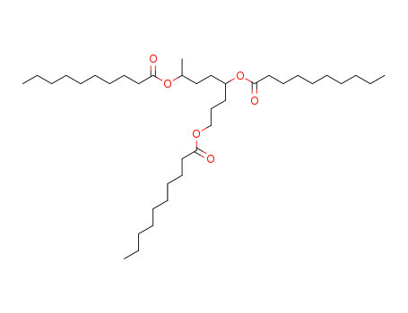 Decanoic acid,1-methyl-1,4,7-heptanetriyl ester (9CI) cas  5453-36-1