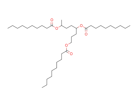Molecular Structure of 5453-36-1 (octane-1,4,7-triyl tridecanoate)