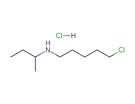 Molecular Structure of 6622-26-0 (N-(butan-2-yl)-5-chloropentan-1-amine)