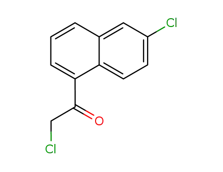 Molecular Structure of 5471-29-4 (2-chloro-1-(6-chloronaphthalen-1-yl)ethanone)