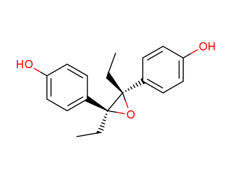 4-[2,3-diethyl-3-(4-hydroxyphenyl)oxiran-2-yl]phenol