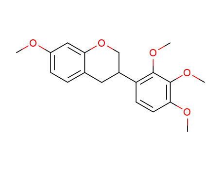 3,4-ジヒドロ-7-メトキシ-3-(2,3,4-トリメトキシフェニル)-2H-1-ベンゾピラン