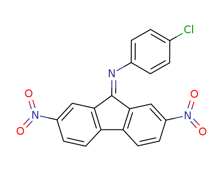 Benzenamine,4-chloro-N-(2,7-dinitro-9H-fluoren-9-ylidene)- cas  5455-05-0