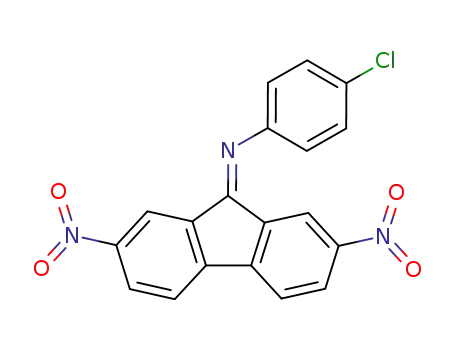 Molecular Structure of 5455-05-0 (N-(4-chlorophenyl)-2,7-dinitro-fluoren-9-imine)