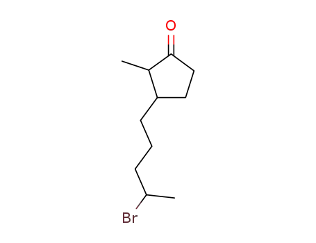 2-Methyl-3-(4-brom-pentyl)-cyclopentanon