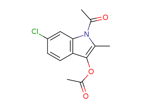 Ethanone,1-[3-(acetyloxy)-6-chloro-2-methyl-1H-indol-1-yl]- cas  5446-24-2