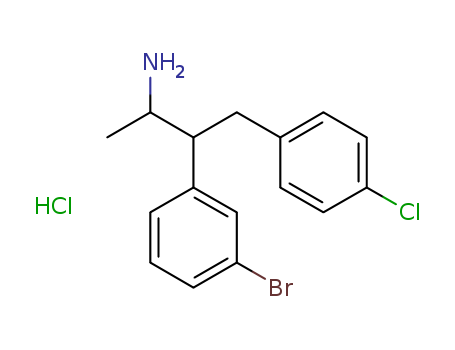 Benzenepropanamine, b-(3-bromophenyl)-4-chloro-a-methyl-, hydrochloride (1:1) 605680-51-1