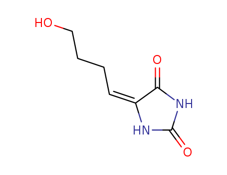 2,4-Imidazolidinedione,5-(4-hydroxybutylidene)- cas  5458-05-9
