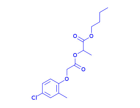 Propanoic acid,2-[[2-(4-chloro-2-methylphenoxy)acetyl]oxy]-, butyl ester cas  5447-16-5