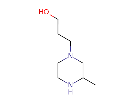 Molecular Structure of 6320-20-3 (1-Piperazinepropanol,3-methyl-(6CI,9CI))