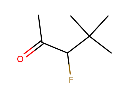 Molecular Structure of 91524-26-4 (2-Pentanone, 3-fluoro-4,4-dimethyl- (9CI))