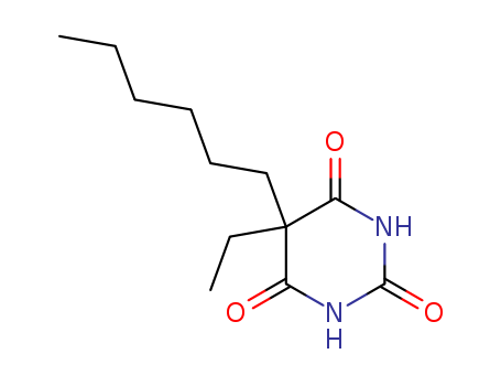 2,4,6(1H,3H,5H)-Pyrimidinetrione,5-ethyl-5-hexyl- cas  77-30-5