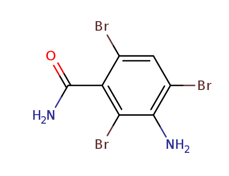 Benzamide,3-amino-2,4,6-tribromo- cas  5458-02-6