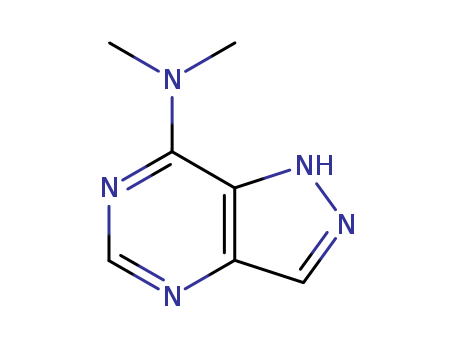 1H-Pyrazolo[4,3-d]pyrimidin-7-amine,N,N-dimethyl- cas  5444-24-6