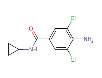 4-アミノ-3,5-ジクロロ-N-シクロプロピルベンズアミド