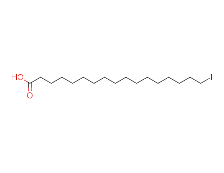 Molecular Structure of 60451-92-5 (17-IODOHEPTADECANOIC ACID)