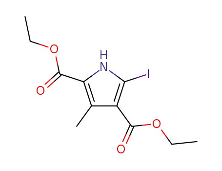 diethyl 5-iodo-3-methyl-1H-pyrrole-2,4-dicarboxylate