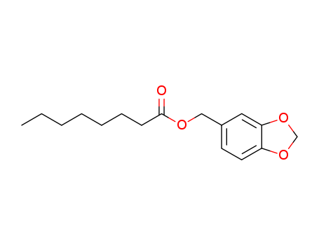 1,3-benzodioxol-5-ylmethyl octanoate