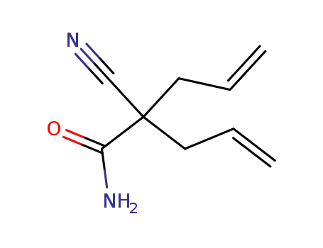 Molecular Structure of 90437-07-3 (2,2-Diallyl-cyanacetamid)