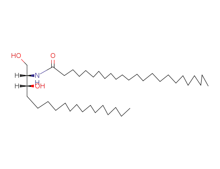 Molecular Structure of 121470-51-7 (N-Tetracosanoyl-DL-dihydro-sphingosin)