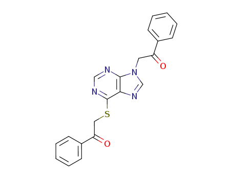 9-phenacyl-6-(phenacylthio)purine