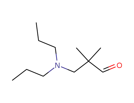 Molecular Structure of 5467-59-4 (3-(dipropylamino)-2,2-dimethylpropanal)