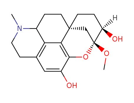 2,5a-Methano-5aH-1-benzoxocino[8,7,6-def]quinoline-3,12-diol,2,3,4,5,6,7,7a,8,9,10-decahydro-2-methoxy-8-methyl-, (2S,3R,5aS,7aR)-