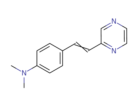 Benzenamine,N,N-dimethyl-4-[2-(2-pyrazinyl)ethenyl]- cas  5471-72-7