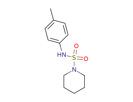 Molecular Structure of 5450-07-7 (N-(4-methylphenyl)piperidine-1-sulfonamide)