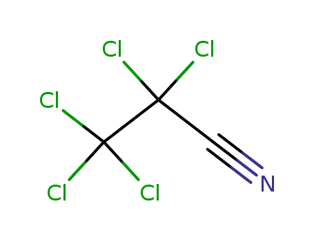 Molecular Structure of 6065-95-8 (PENTACHLOROPROPIONITRILE)