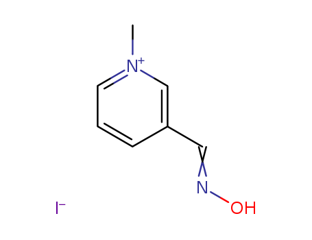 Pyridinium,3-[(hydroxyimino)methyl]-1-methyl-, iodide (1:1) cas  6060-51-1