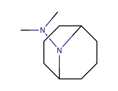 Molecular Structure of 60678-79-7 (N,N-dimethyl-9-azabicyclo[3.3.1]nonan-9-amine)