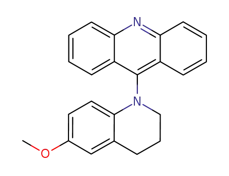 Molecular Structure of 5461-47-2 (9-(6-methoxy-3,4-dihydroquinolin-1(2H)-yl)acridine)