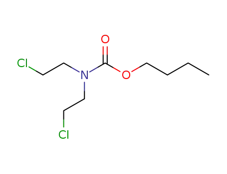 Molecular Structure of 5467-16-3 (butyl bis(2-chloroethyl)carbamate)