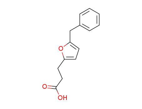 Molecular Structure of 54474-66-7 (3-(5-BENZYL-2-FURYL)PROPANOIC ACID)