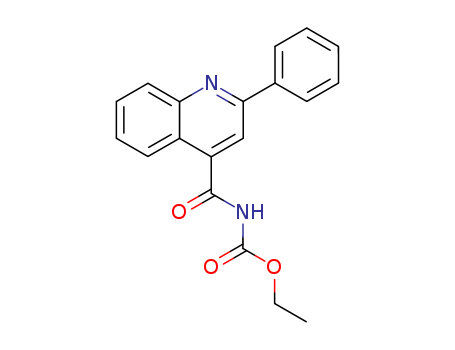 [(2-Phenyl-4-quinolinyl)carbonyl]carbamic acid ethyl ester