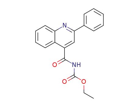 Molecular Structure of 606-36-0 ([(2-Phenyl-4-quinolinyl)carbonyl]carbamic acid ethyl ester)