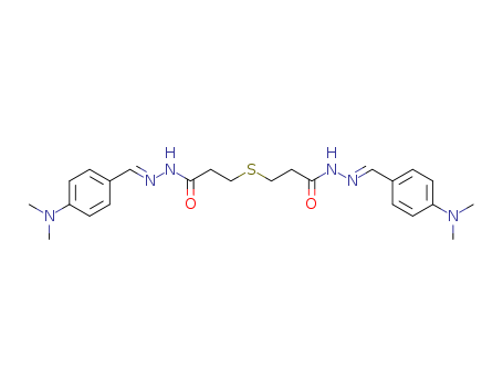 Propionic acid,3,3'-thiodi-, bis[[p-(dimethylamino)benzylidene]hydrazide] (6CI,8CI) cas  5457-18-1