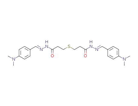 N-[(4-디메틸아미노페닐)메틸리덴아미노]-3-[2-[[(4-디메틸아미노페닐)메틸리덴아미노]카르바모일]에틸술파닐]프로판아미드
