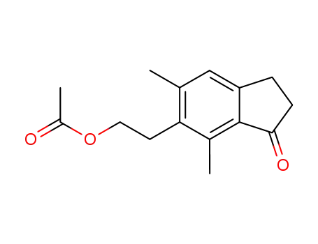 2-(4,6-Dimethyl-3-oxo-2,3-dihydro-1H-inden-5-yl)ethyl acetate