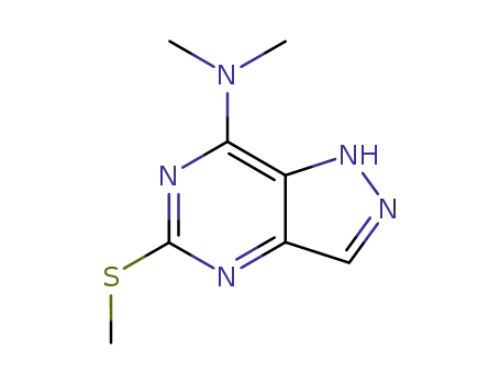 N,N-dimethyl-5-(methylsulfanyl)-1H-pyrazolo[4,3-d]pyrimidin-7-amine